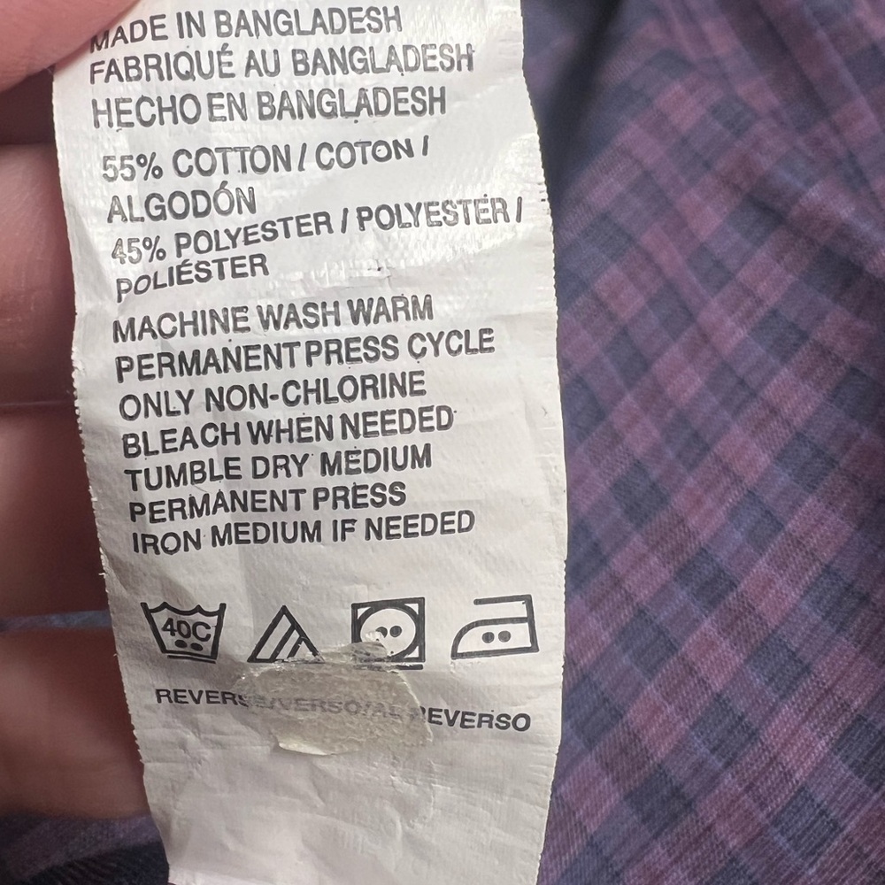 NWOT Men’s Purple Button-Down Shirt - Picture 13 of 13